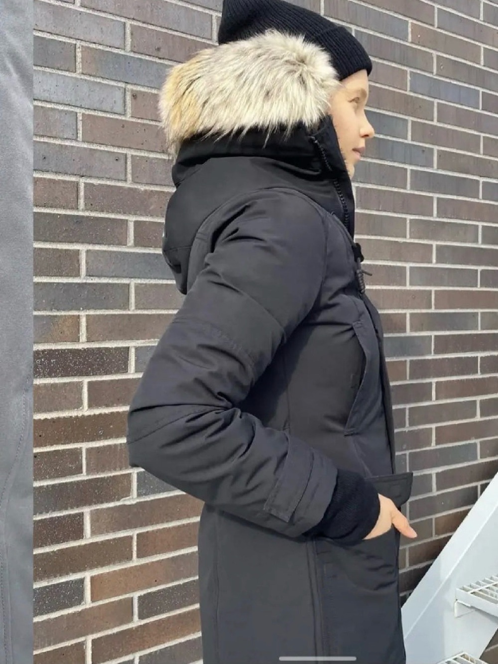 Aritzia TNA Bancroft Parka – Black – Size Small - Picture 2 of 7